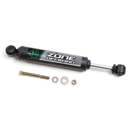 Zone Offroad 07-17 WRANGLER STEERING STABILIZER - BLACK ZON7410